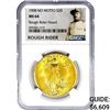 Image 1 : 1908 No Motto $20 Gold Double Eagle NGC MS64 Rough