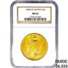 Image 1 : 1908 $20 Gold Double Eagle NGC MS63 No Motto
