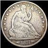 Image 1 : 1874 Arws Seated Liberty Half Dollar NICELY CIRCUL