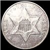 Image 1 : 1859 Silver Three Cent NEARLY UNCIRCULATED