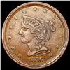 Image 1 : 1856 Braided Hair Half Cent CLOSELY UNCIRCULATED