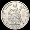 Image 1 : 1890 Seated Liberty Dime CLOSELY UNCIRCULATED