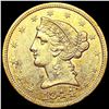 Image 1 : 1844 $5 Gold Half Eagle CLOSELY UNCIRCULATED