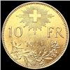 Image 2 : 1911-B Switzerland .0933oz Gold 10 Francs CHOICE B
