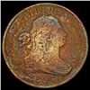 Image 1 : 1804 Draped Bust Half Cent NICELY CIRCULATED