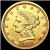Image 1 : 1853 $2.50 Gold Quarter Eagle CLOSELY UNCIRCULATED