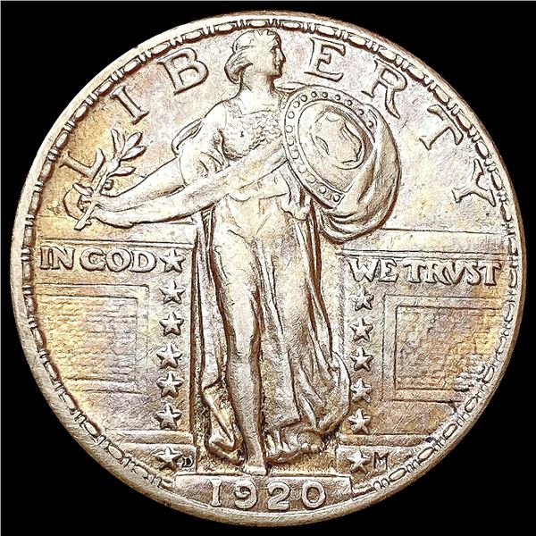 1920-D Standing Liberty Quarter CLOSELY UNCIRCULAT