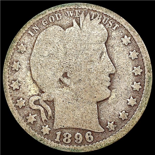 1896-O Barber Quarter NICELY CIRCULATED