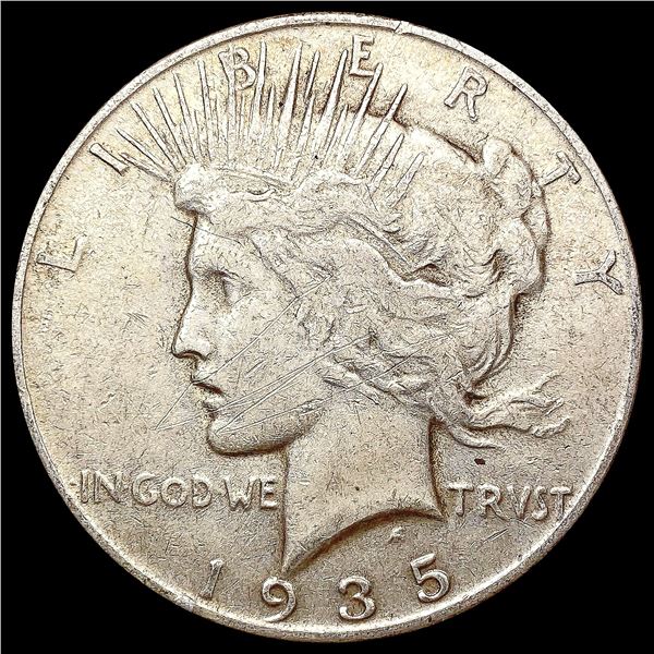 1935 Silver Peace Dollar LIGHTLY CIRCULATED