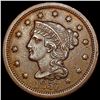 Image 1 : 1857 Braided Hair Large Cent CLOSELY UNCIRCULATED