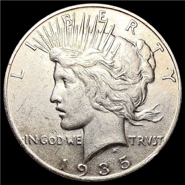 1935-S Silver Peace Dollar CLOSELY UNCIRCULATED