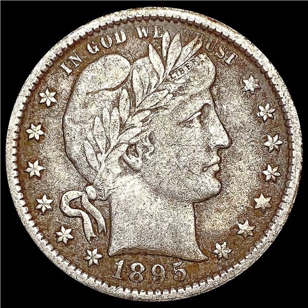 1895-O Barber Quarter LIGHTLY CIRCULATED