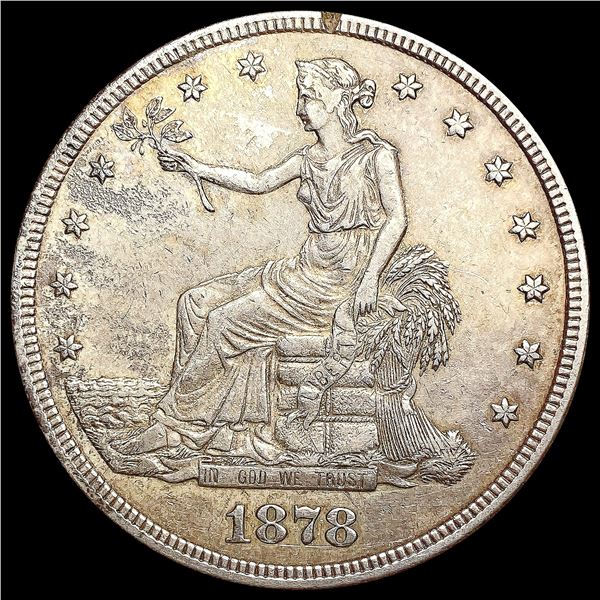 1878-S Silver Trade Dollar CLOSELY UNCIRCULATED