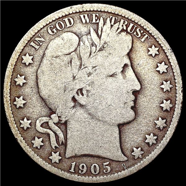 1905-O Barber Half Dollar NICELY CIRCULATED