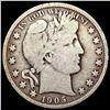 Image 1 : 1905-O Barber Half Dollar NICELY CIRCULATED