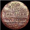 Image 1 : 1927 Anheuser Busch Swastika Good LucK Token LIGHT
