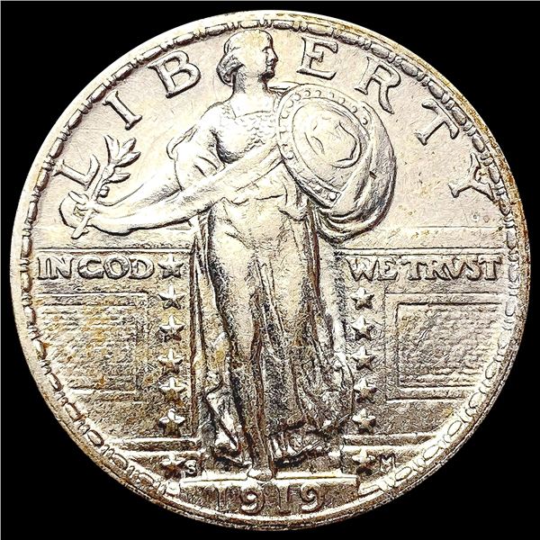 1919-S Standing Liberty Quarter CLOSELY UNCIRCULAT