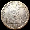 Image 1 : 1891 Seated Liberty Quarter NICELY CIRCULATED