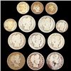 Image 1 : [13] Varied US Silver Coinage [1897, 1898, 1902, 1