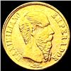 Image 1 : 1865-B Mexico 1/50oz Gold Maximiliano CLOSELY UNCI