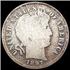 Image 1 : 1897-S Barber Dime NICELY CIRCULATED