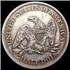 Image 2 : 1858 Seated Liberty Half Dollar CLOSELY UNCIRCULAT