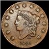 Image 1 : 1830 Coronet Head Large Cent LIGHTLY CIRCULATED