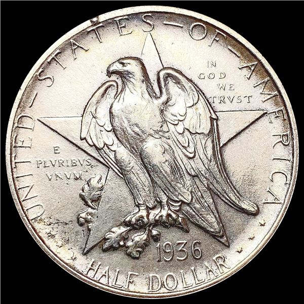 1936 Texas Half Dollar CLOSELY UNCIRCULATED