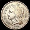 Image 1 : 1866 Nickel Three Cent NEARLY UNCIRCULATED