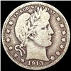 Image 1 : 1913 Barber Quarter NICELY CIRCULATED