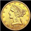 Image 1 : 1903 $5 Gold Half Eagle UNCIRCULATED