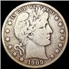 Image 1 : 1909-S Barber Half Dollar NICELY CIRCULATED