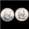 Image 1 : [2] Franklin Half Dollars [1959, 1960] CHOICE PROO