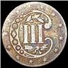 Image 2 : 1855 Silver Three Cent NICELY CIRCULATED