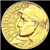 Image 1 : 1915 Pan-Pac Rare Gold Dollar CHOICE BU