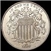 Image 1 : 1869 Shield Nickel CLOSELY UNCIRCULATED
