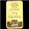 Image 1 : Suisse 10g Gold Bar UNCIRCULATED