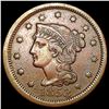 Image 1 : 1853 Braided Hair Large Cent CLOSELY UNCIRCULATED