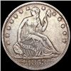 Image 1 : 1853 Arws & Rays Seated Liberty Half Dollar CLOSEL