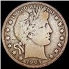 Image 1 : 1904-O Barber Half Dollar NICELY CIRCULATED