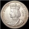 Image 1 : 1893 Isabella Silver Quarter UNCIRCULATED