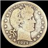 Image 1 : 1914-S Barber Quarter NICELY CIRCULATED