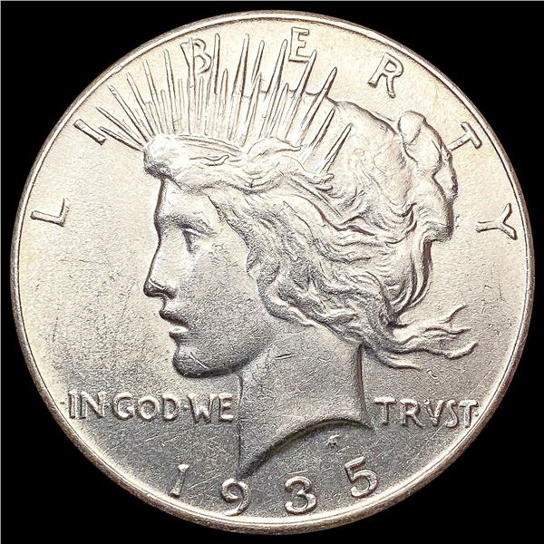 1935 Silver Peace Dollar CLOSELY UNCIRCULATED