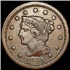 Image 1 : 1845 Braided Hair Large Cent CLOSELY UNCIRCULATED