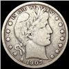 Image 1 : 1907-S Barber Half Dollar NICELY CIRCULATED