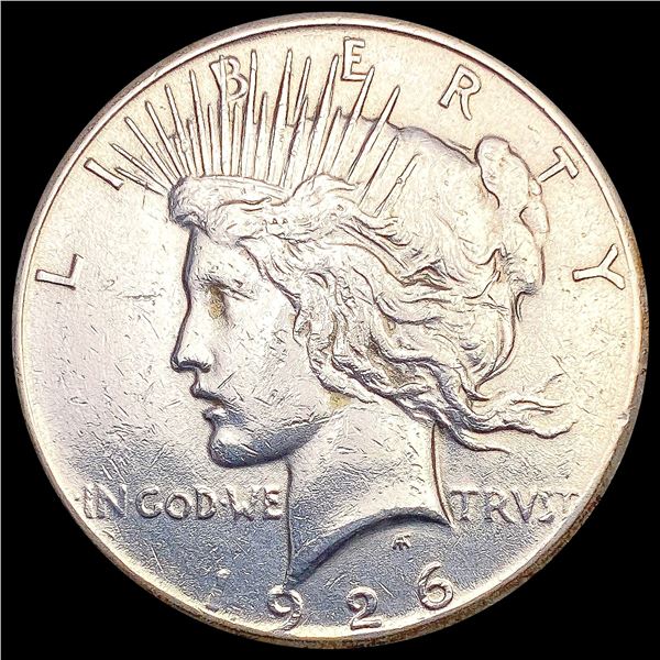 1926 Silver Peace Dollar NEARLY UNCIRCULATED