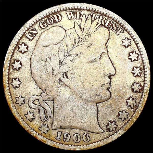 1906-O Barber Half Dollar NICELY CIRCULATED