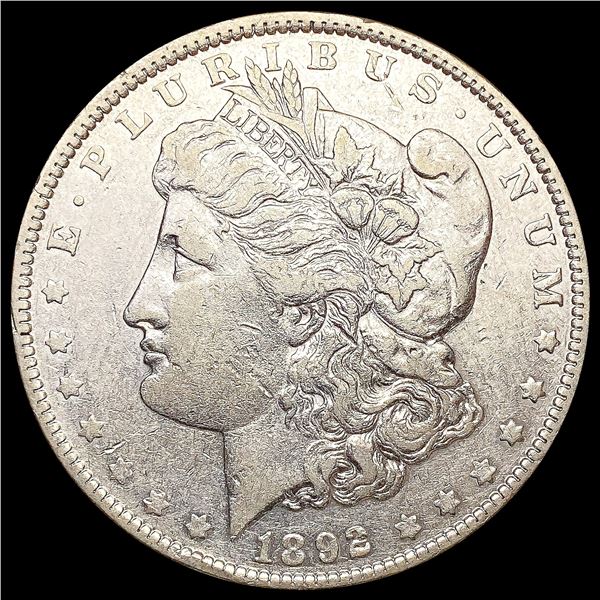 1892 Morgan Silver Dollar NEARLY UNCIRCULATED