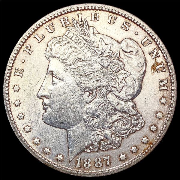 1887-S Morgan Silver Dollar CHOICE AU