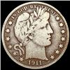 Image 1 : 1911 Barber Half Dollar NICELY CIRCULATED